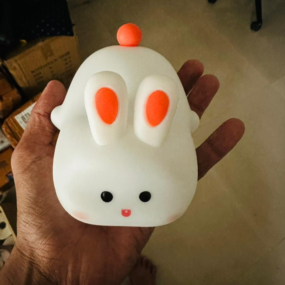 Kawaii Cute Bunny Night Lamp USB Rechargeable