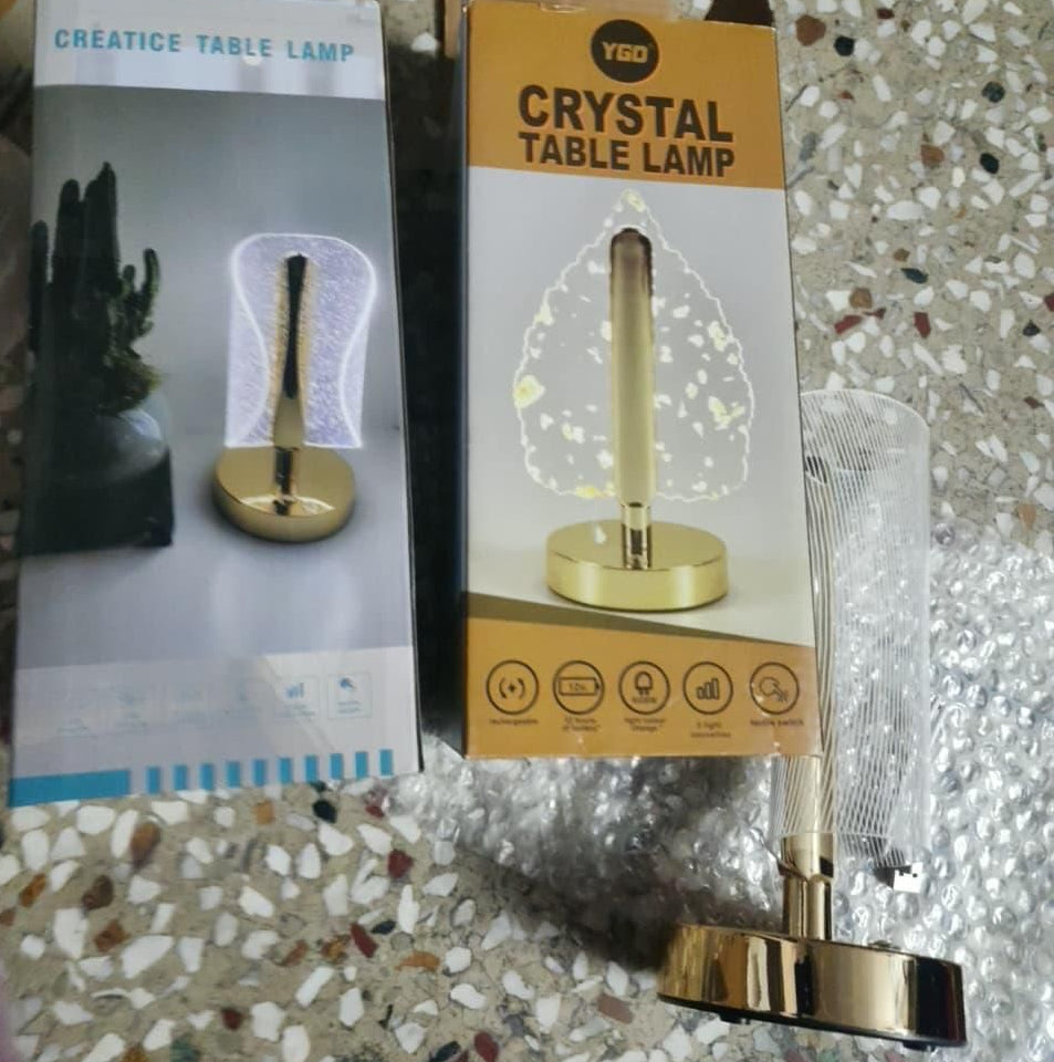 Crystal Table Lamp Ambiance 3 in 1 LED Light