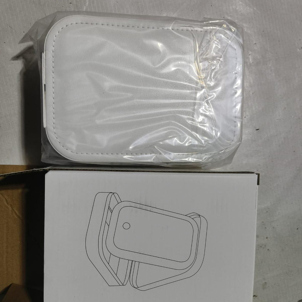 White Jewelry Box with LED Mirror