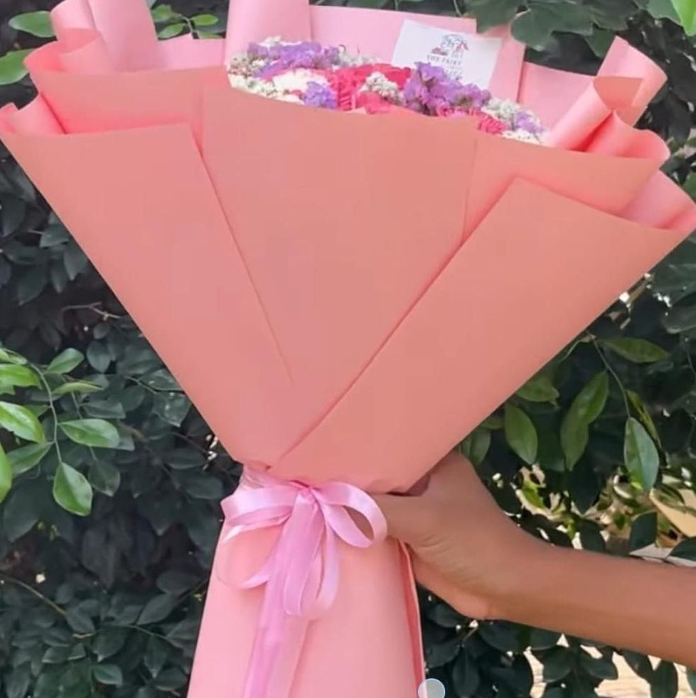 Pink Bloom Mix flowers bouquet 💐