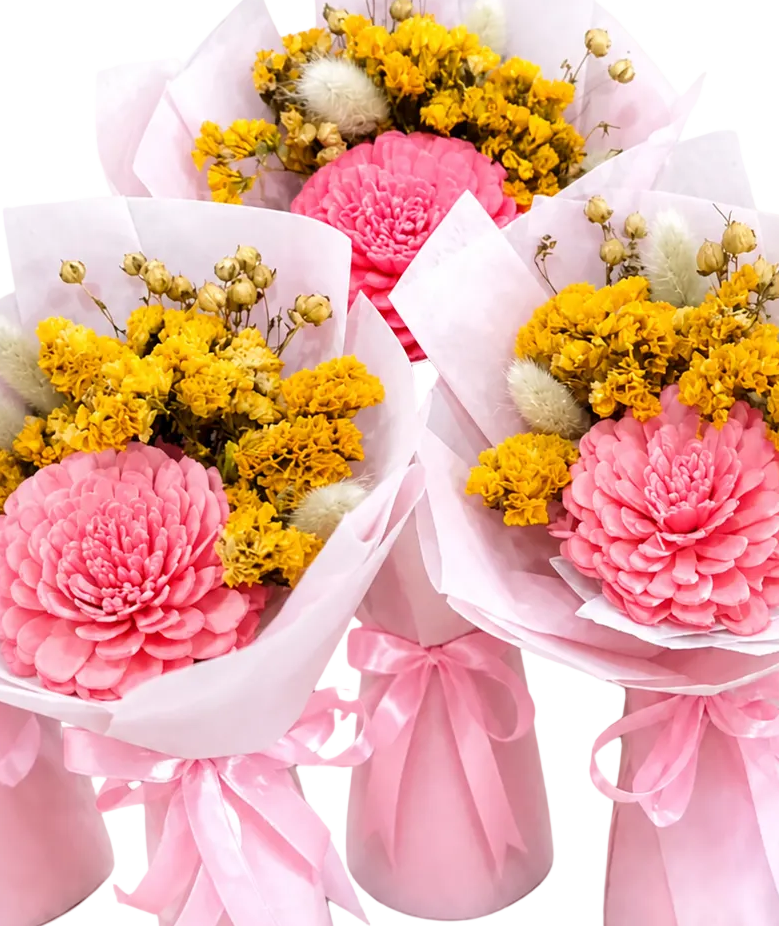 Mini Blush Sunshine Set bouquet