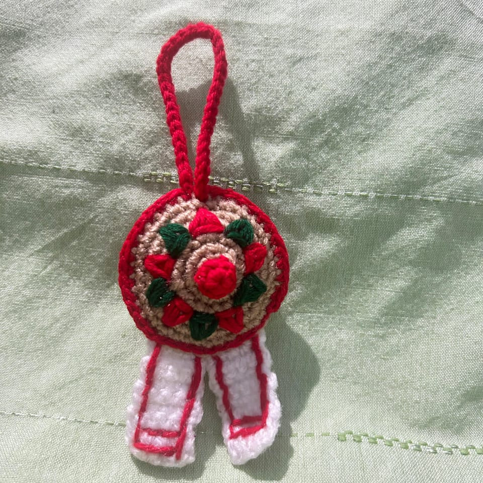 Crochet japi keychain