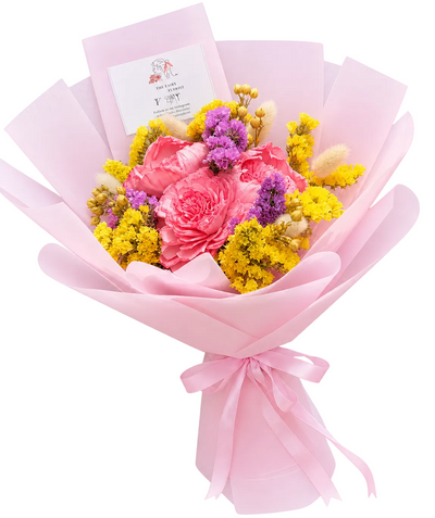 Rosy Sunshine Bliss bouquet