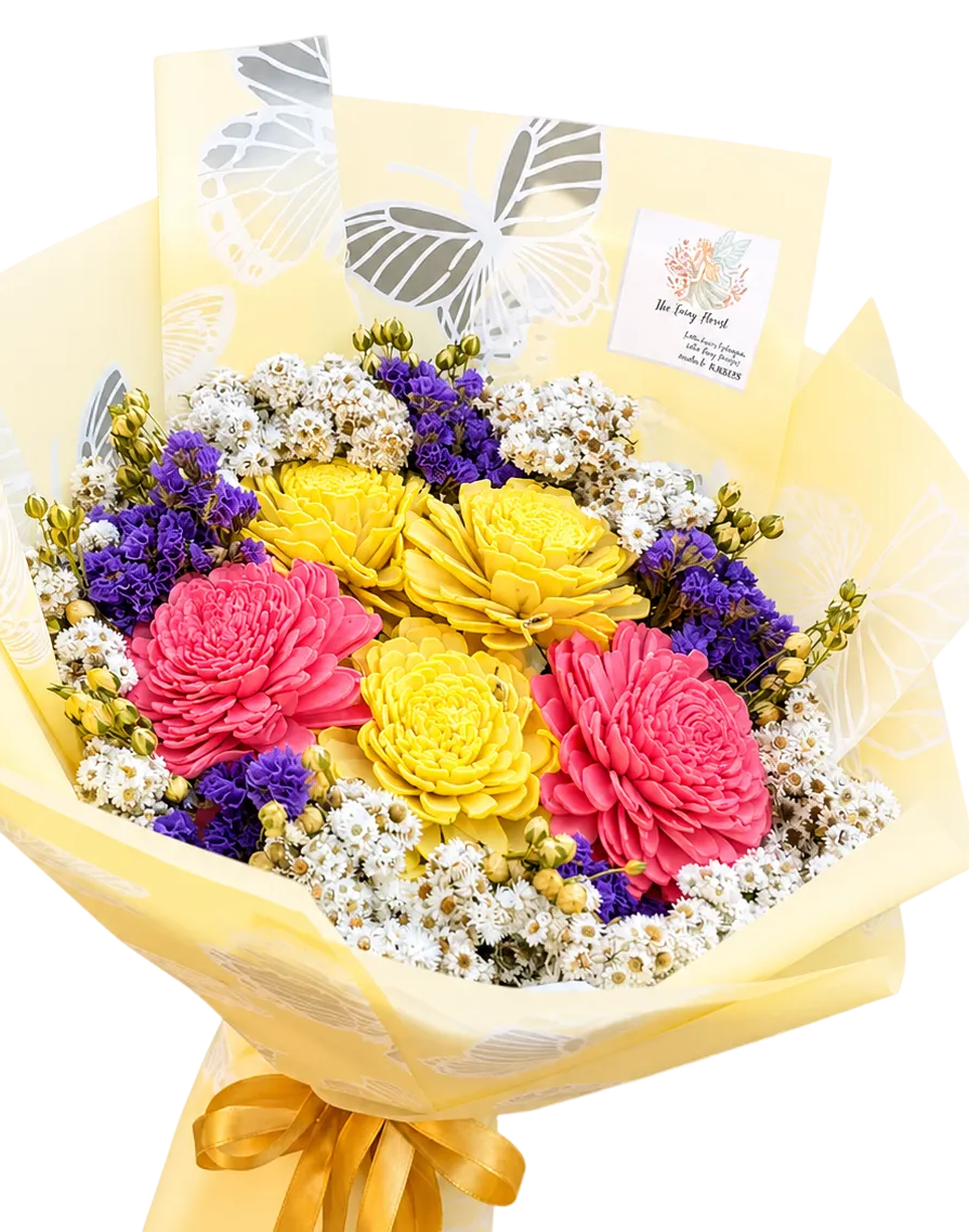 Butterfly Sunshine Bloom bouquet