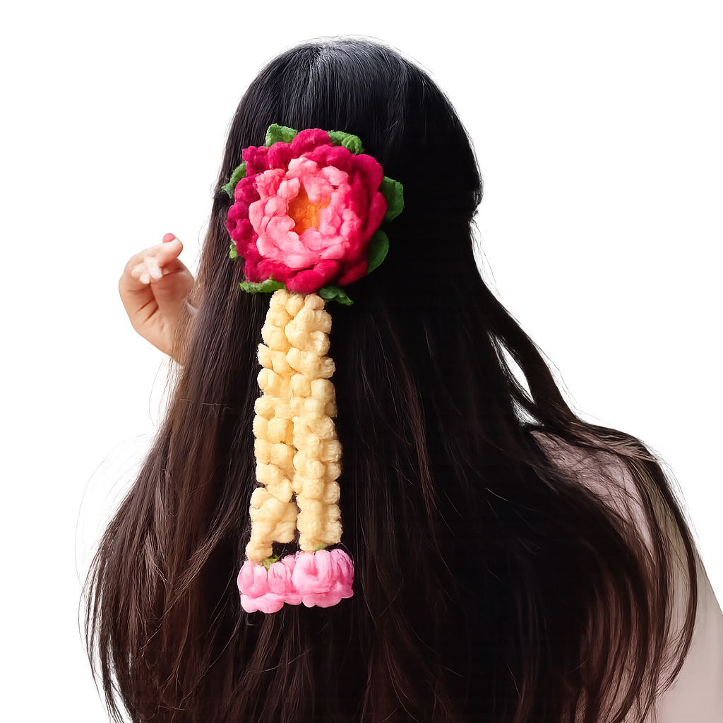 Beautiful crochet gajra