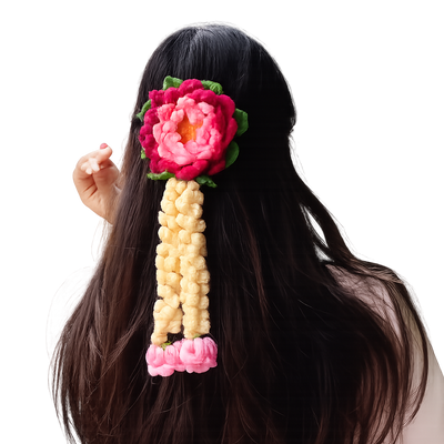 Beautiful crochet gajra